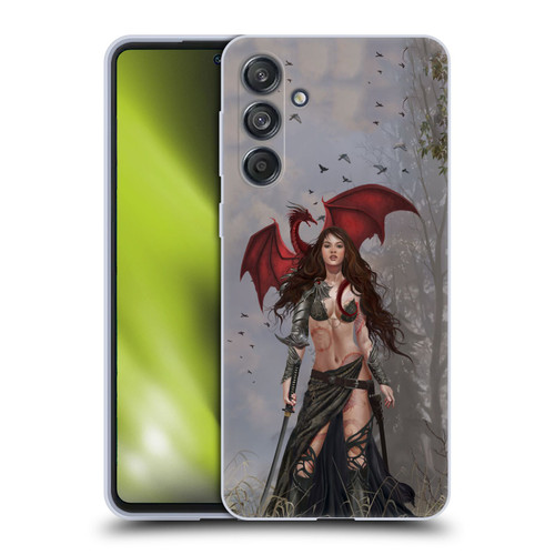 Nene Thomas Gothic Dragon Witch Warrior Sword Soft Gel Case for Samsung Galaxy M55 5G