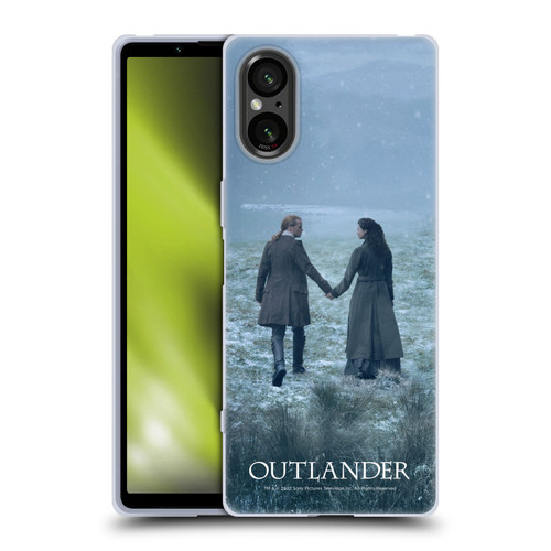 Outlander Season 6 Key Art Jamie And Claire Soft Gel Case for Sony Xperia 5 V 5G