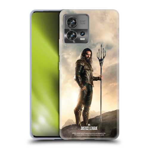 Justice League Movie Character Posters Aquaman Soft Gel Case for Motorola Moto Edge 30 Fusion