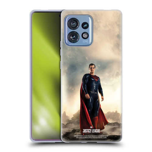 Justice League Movie Character Posters Superman Soft Gel Case for Motorola Moto Edge 40 Pro