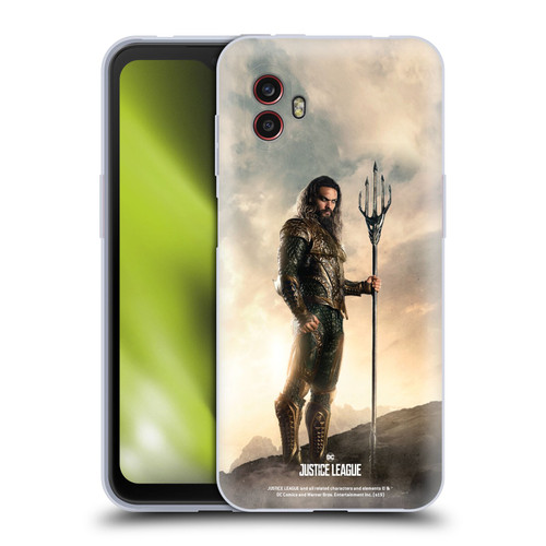 Justice League Movie Character Posters Aquaman Soft Gel Case for Samsung Galaxy Xcover6 Pro/Pro2