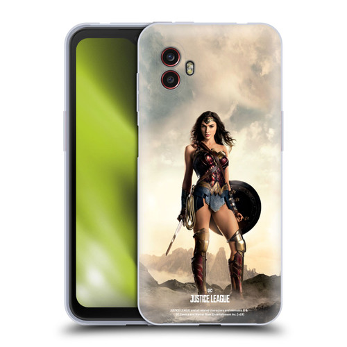 Justice League Movie Character Posters Wonder Woman Soft Gel Case for Samsung Galaxy Xcover6 Pro/Pro2