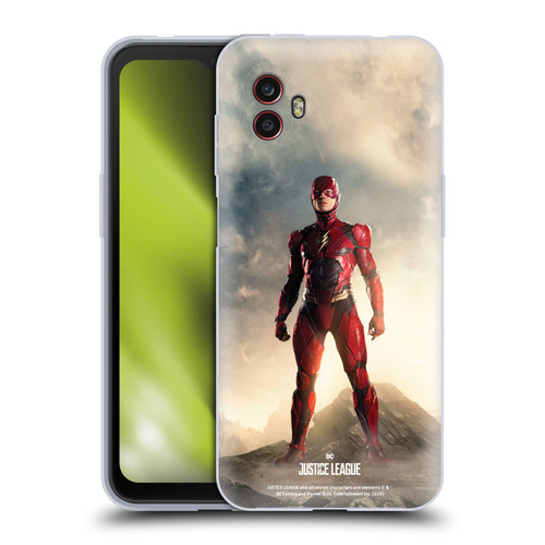 Justice League Movie Character Posters The Flash Soft Gel Case for Samsung Galaxy Xcover6 Pro/Pro2