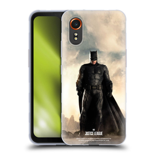 Justice League Movie Character Posters Batman Soft Gel Case for Samsung Galaxy Xcover7 5G