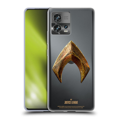 Justice League Movie Logos Aquaman Soft Gel Case for Motorola Moto Edge 30 Fusion
