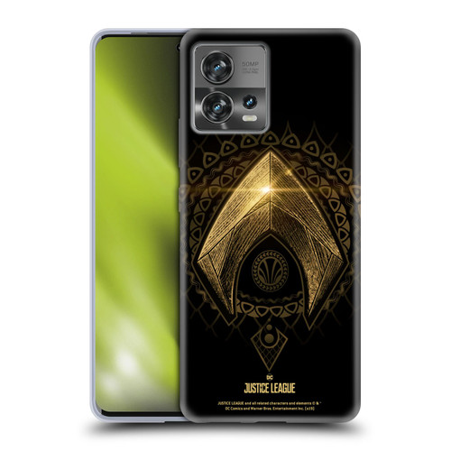Justice League Movie Logos Aquaman 2 Soft Gel Case for Motorola Moto Edge 30 Fusion