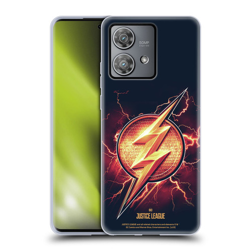 Justice League Movie Logos The Flash 2 Soft Gel Case for Motorola Edge 40 Neo 5G
