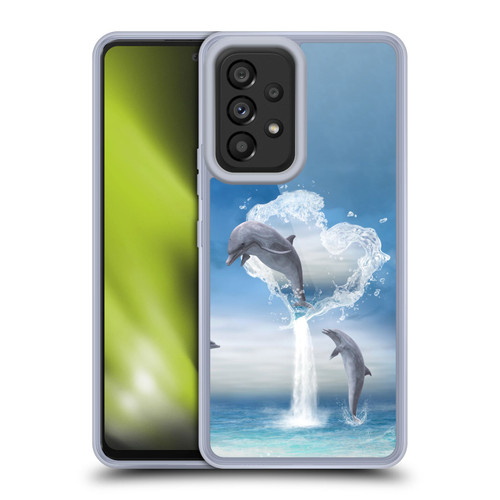 Simone Gatterwe Dolphins Lovers Soft Gel Case for Samsung Galaxy A53 5G (2022)