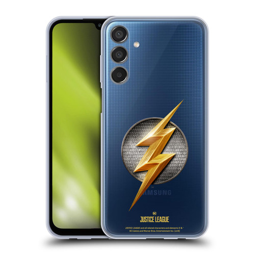 Justice League Movie Logos The Flash Soft Gel Case for Samsung Galaxy M15/F15 5G