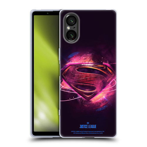 Justice League Movie Logos Superman 2 Soft Gel Case for Sony Xperia 5 V 5G