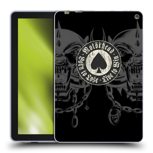 Motorhead Graphics Born To Lose Love To Win Soft Gel Case for Amazon Fire HD 10 / Plus 2021