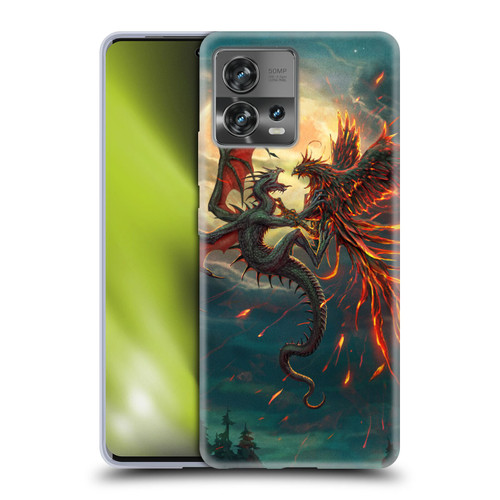 Christos Karapanos Key Art Against Soft Gel Case for Motorola Moto Edge 30 Fusion