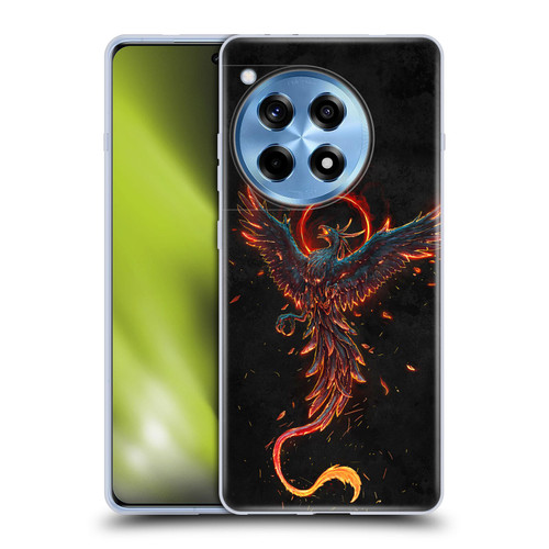 Christos Karapanos Mythical Art Black Phoenix Soft Gel Case for OPPO OnePlus Ace 3 5G