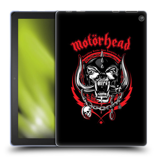 Motorhead Logo Everything Louder Than Everything Else Soft Gel Case for Amazon Fire HD 10 / Plus 2021