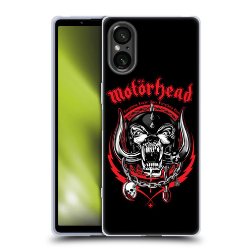 Motorhead Logo Everything Louder Than Everything Else Soft Gel Case for Sony Xperia 5 V 5G