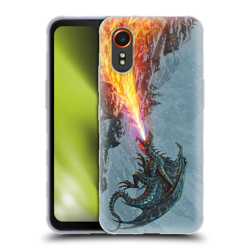Christos Karapanos Mythical Art Power Of The Dragon Flame Soft Gel Case for Samsung Galaxy Xcover7 5G