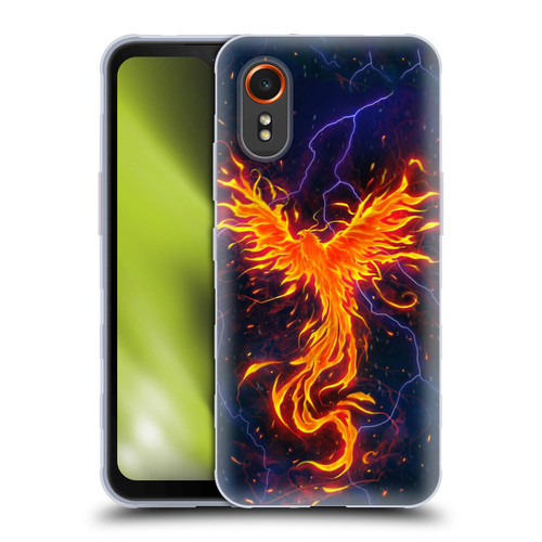 Christos Karapanos Phoenix 3 Rage Soft Gel Case for Samsung Galaxy Xcover7 5G