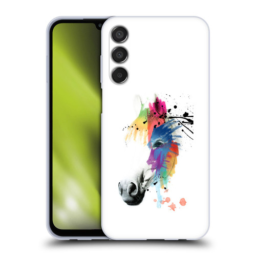 Mark Ashkenazi Animals Horse Portrait Soft Gel Case for Samsung Galaxy M15/F15 5G