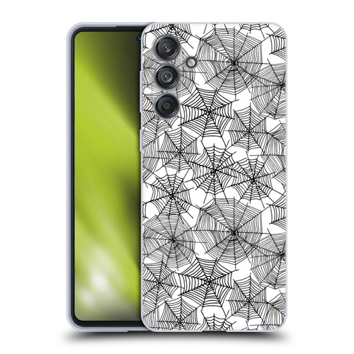 Andrea Lauren Design Assorted Spider Webs Soft Gel Case for Samsung Galaxy M55 5G