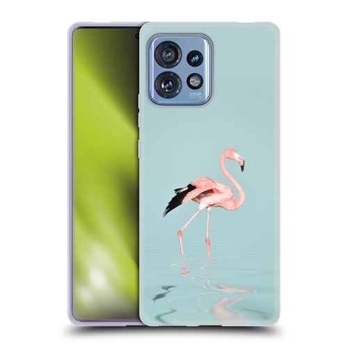 LebensArt Beings Flamingo Soft Gel Case for Motorola Moto Edge 40 Pro