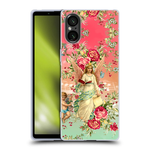 Mark Ashkenazi Florals Angels Soft Gel Case for Sony Xperia 5 V 5G
