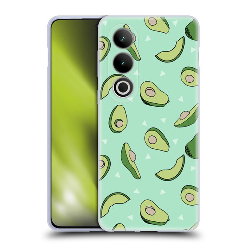 Andrea Lauren Design Food Pattern Avocado Soft Gel Case for OPPO OnePlus Ace 3V 5G