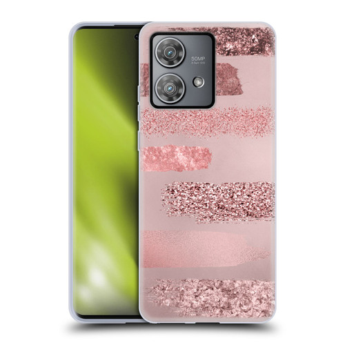 LebensArt Concretes Stripes Soft Gel Case for Motorola Edge 40 Neo 5G