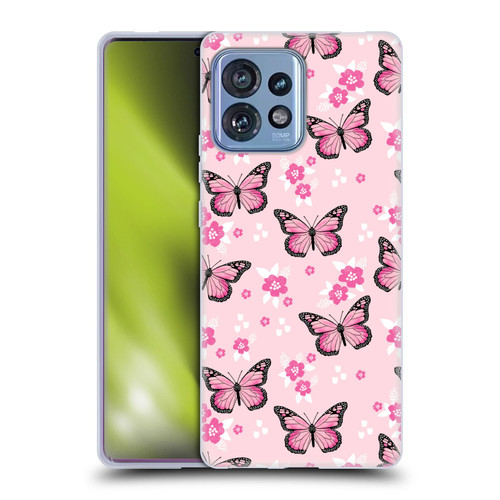 Andrea Lauren Design Lady Like Butterfly Soft Gel Case for Motorola Moto Edge 40 Pro