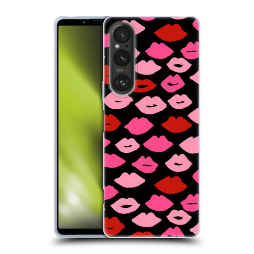 Andrea Lauren Design Lady Like Kisses Soft Gel Case for Sony Xperia 1 V 5G