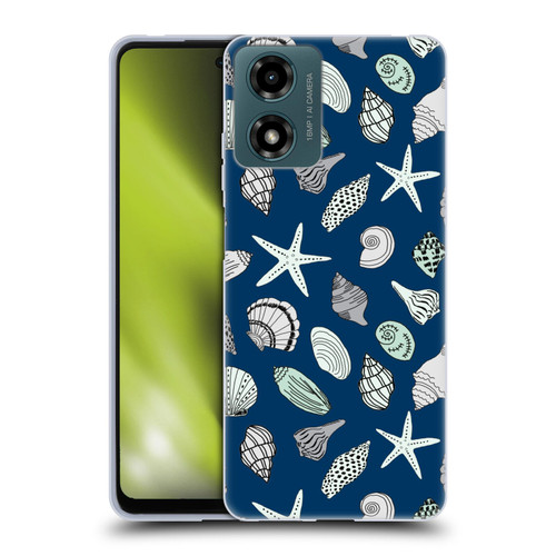 Andrea Lauren Design Sea Animals Shells Soft Gel Case for Motorola Moto G04/G04s/G24 4G