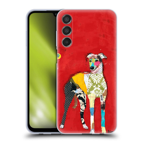 Michel Keck Dogs 2 Greyhound Soft Gel Case for Samsung Galaxy M15/F15 5G