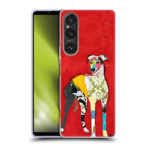 Michel Keck Dogs 2 Greyhound Soft Gel Case for Sony Xperia 1 V 5G