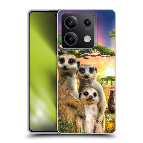 Aimee Stewart Animals Meerkats Soft Gel Case for Xiaomi Redmi Note 13/13 Pro 5G