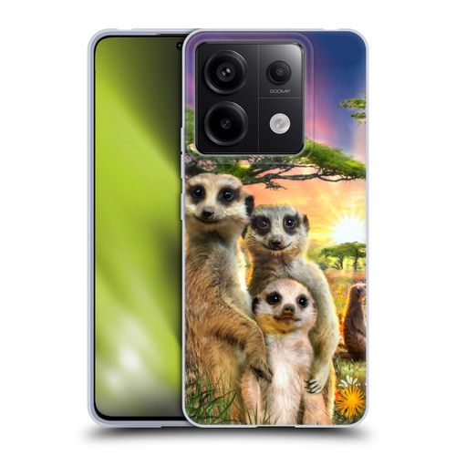 Aimee Stewart Animals Meerkats Soft Gel Case for Xiaomi Redmi Note 13 Pro 5G