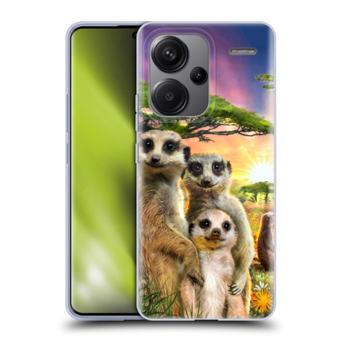 Aimee Stewart Animals Meerkats Soft Gel Case for Xiaomi Redmi Note 13 Pro Plus 5G