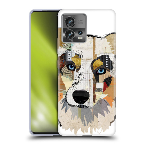 Michel Keck Dogs 3 Australian Shepherd Soft Gel Case for Motorola Moto Edge 30 Fusion