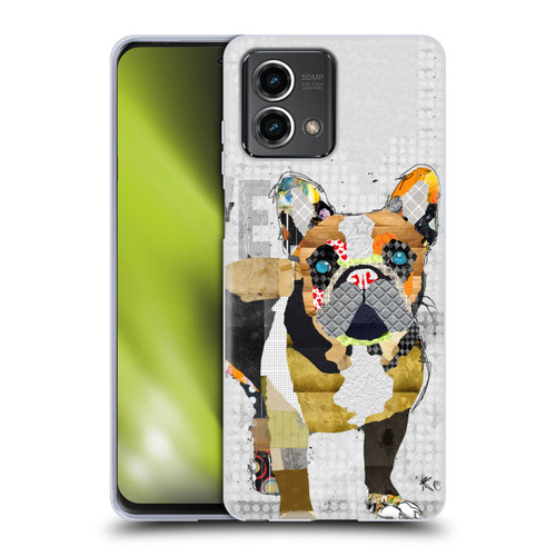 Michel Keck Dogs 4 French Bulldog Soft Gel Case for Motorola Moto G Stylus 5G 2023