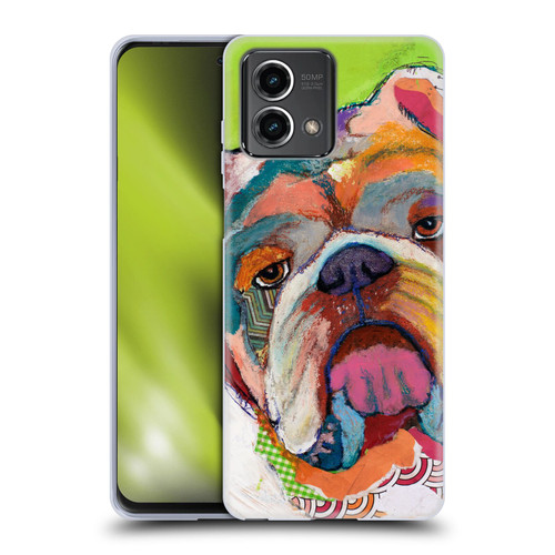 Michel Keck Dogs Bulldog Soft Gel Case for Motorola Moto G Stylus 5G 2023