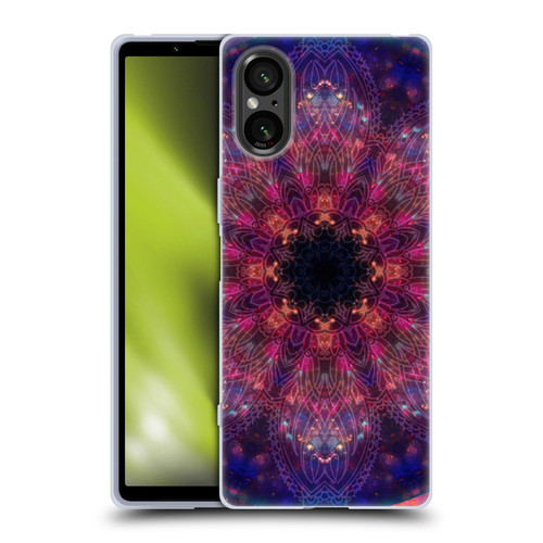 Aimee Stewart Mandala Doodle Flower Soft Gel Case for Sony Xperia 5 V 5G
