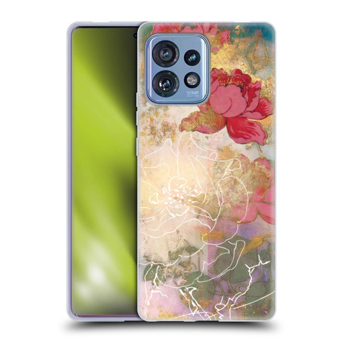 Aimee Stewart Smokey Floral Midsummer Soft Gel Case for Motorola Moto Edge 40 Pro