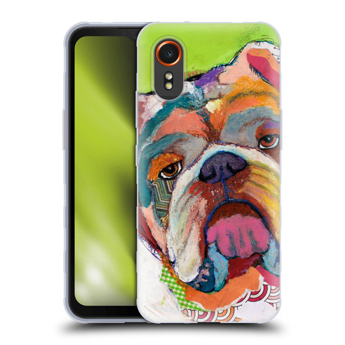 Michel Keck Dogs Bulldog Soft Gel Case for Samsung Galaxy Xcover7 5G