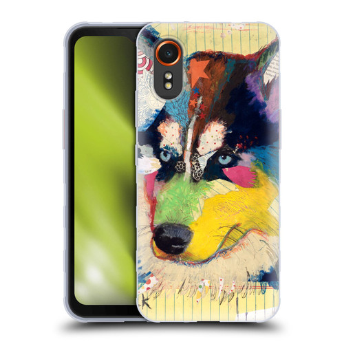 Michel Keck Dogs Husky Soft Gel Case for Samsung Galaxy Xcover7 5G
