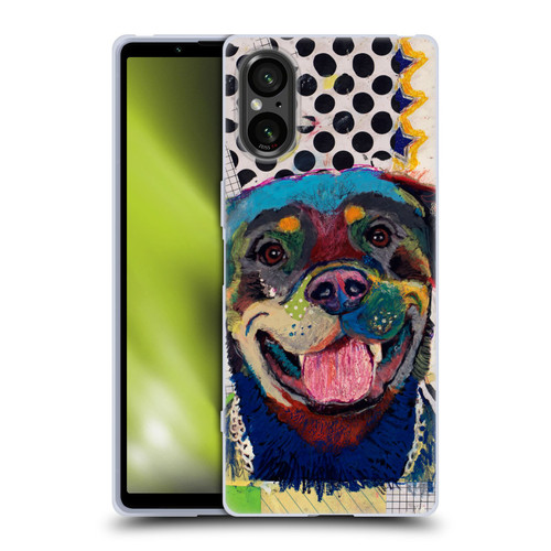 Michel Keck Dogs Rottweiler Soft Gel Case for Sony Xperia 5 V 5G