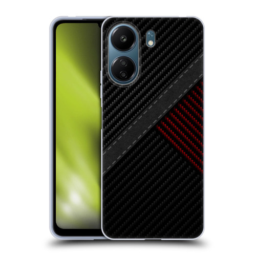 Alyn Spiller Carbon Fiber Stitch Soft Gel Case for Xiaomi Redmi 13C 4G