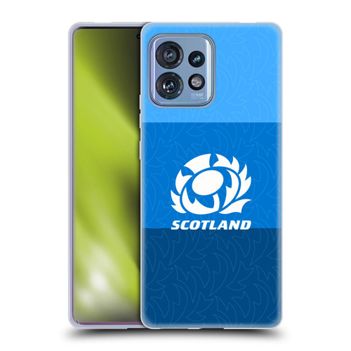 Scotland Rugby Graphics Stripes Pattern Soft Gel Case for Motorola Moto Edge 40 Pro