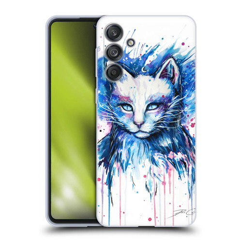 Pixie Cold Cats Space Soft Gel Case for Samsung Galaxy M55 5G