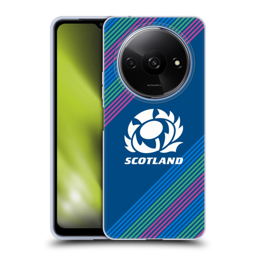 Scotland Rugby Graphics Stripes Soft Gel Case for Xiaomi Redmi A3