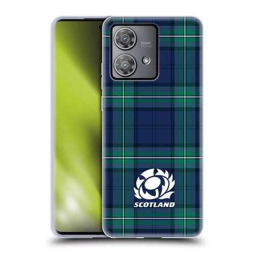 Scotland Rugby Logo 2 Tartans Soft Gel Case for Motorola Edge 40 Neo 5G