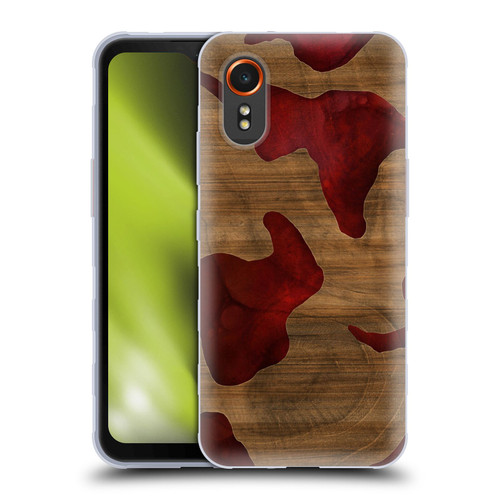 Alyn Spiller Wood & Resin Fire Soft Gel Case for Samsung Galaxy Xcover7 5G
