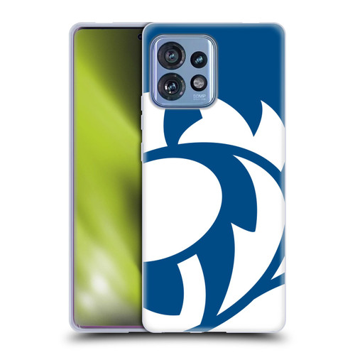 Scotland Rugby Oversized Thistle Saltire Blue Soft Gel Case for Motorola Moto Edge 40 Pro